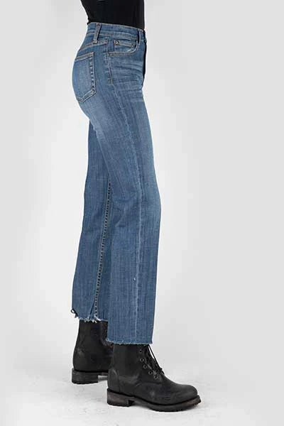 Stetson 915 High Rise Straight Crop (Medium Wash) - Women's Jeans