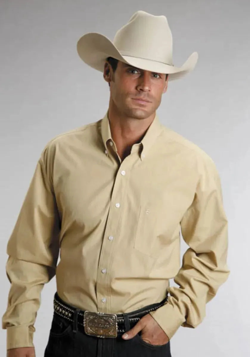 Stetson Golden West (Yellow) - Men's Western Shirt