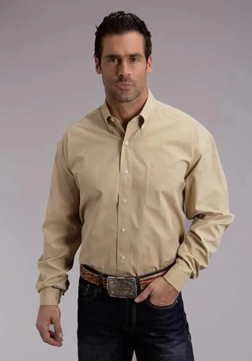 Stetson Golden West (Yellow) - Men's Western Shirt