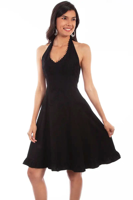 Scully Cantina Halter Top Dress (PSL-053) - Women's Sundress