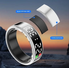 Touchscreen Smart Ring with Flip Display