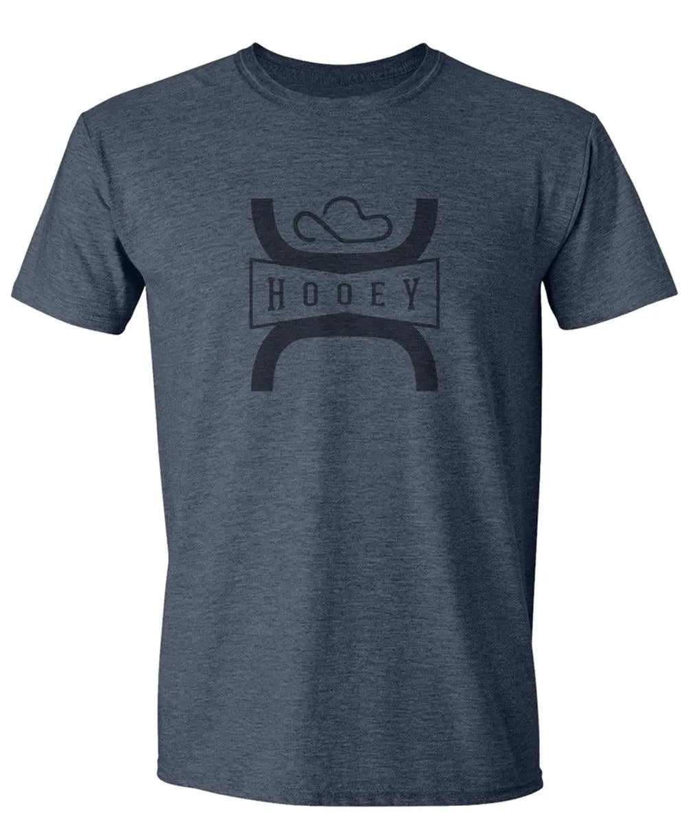 HOOey Split Hooey (Heather Navy) - Mens T-Shirt